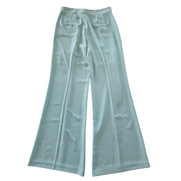 Alice + Olivia Light Blue Wide Leg High Waist Dress Pants Size 12 Career Evening - Picture 3 of 8